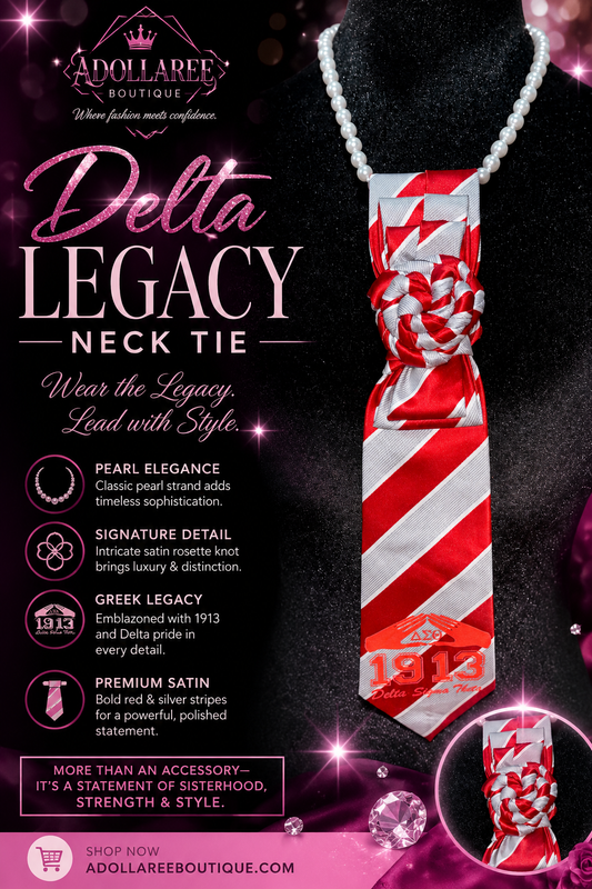 Crimson Legacy Statement Tie