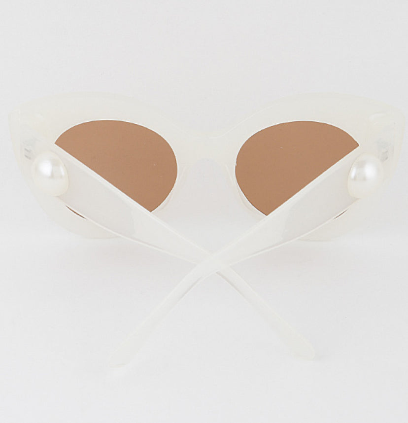 Pearled Cateye Sunglasses