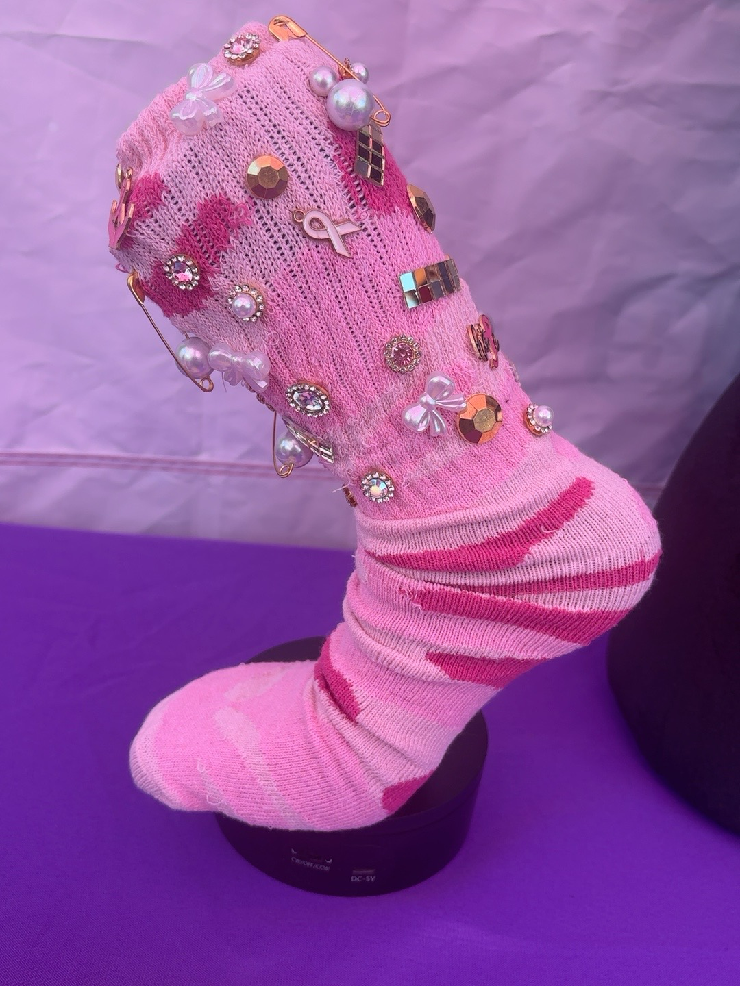 Pink Camo Glam Junk Socks