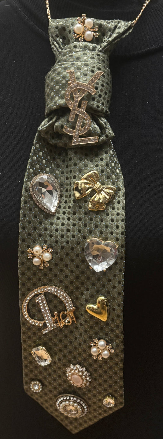 💚 The Emerald Empress Signature Glam Tie