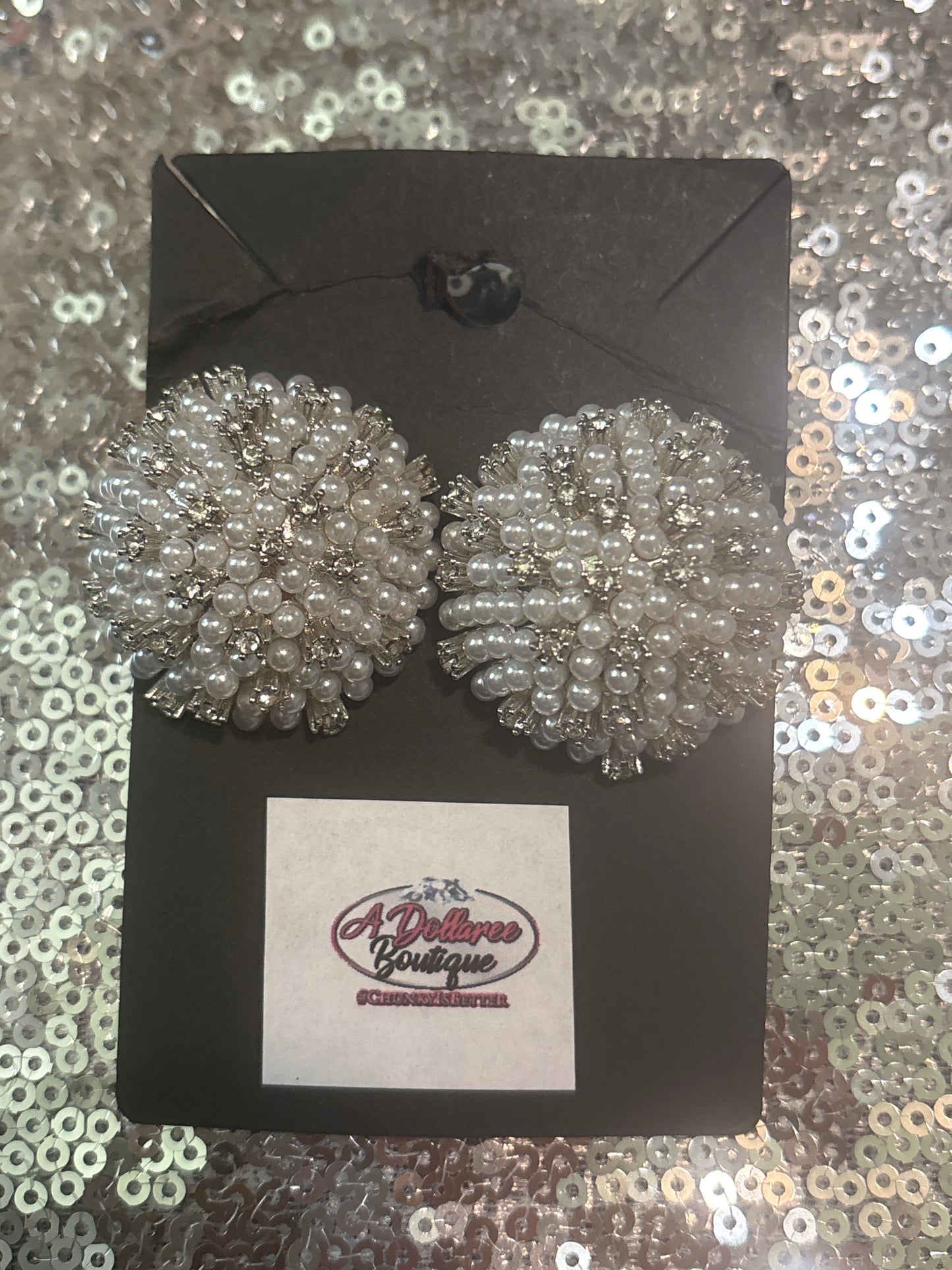 Diamond Pearl Royale Studs