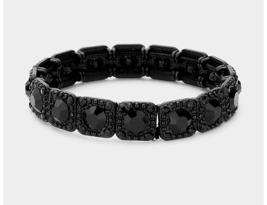 Adollaree Midnight Queen Stretch Bracelet