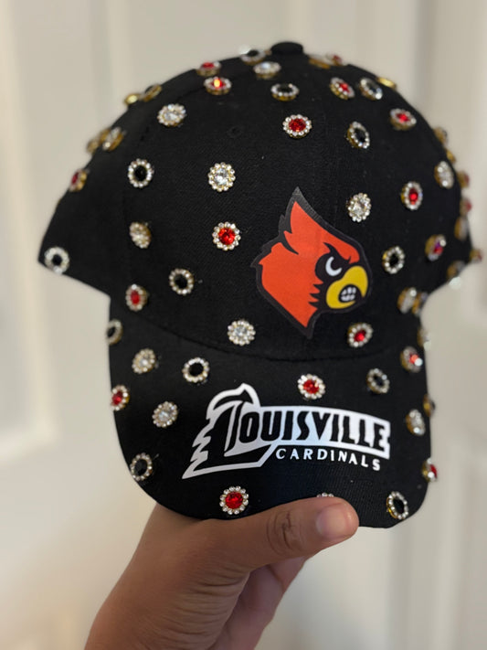 🔥 Cardinal Luxe Bling Cap