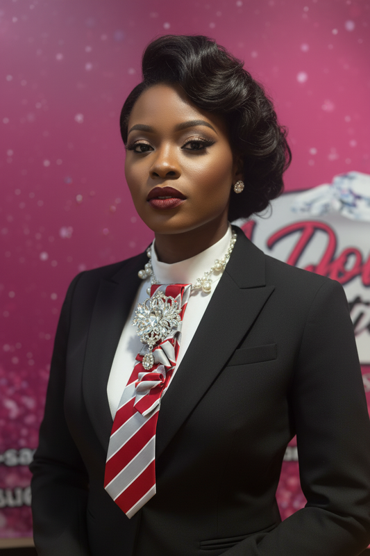 Diamond Dynasty Luxe Tie Necklace
