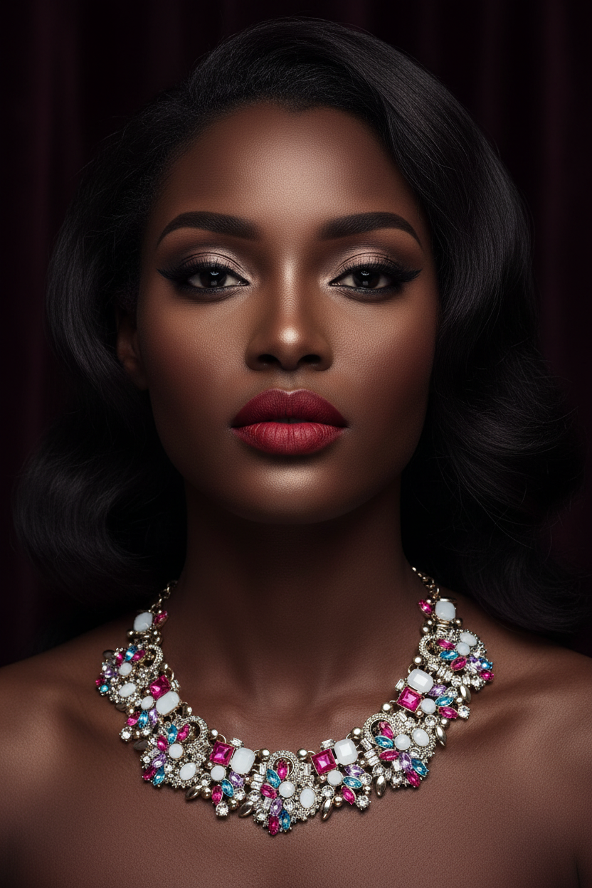 CONFETTI LUXE STATEMENT NECKLACE