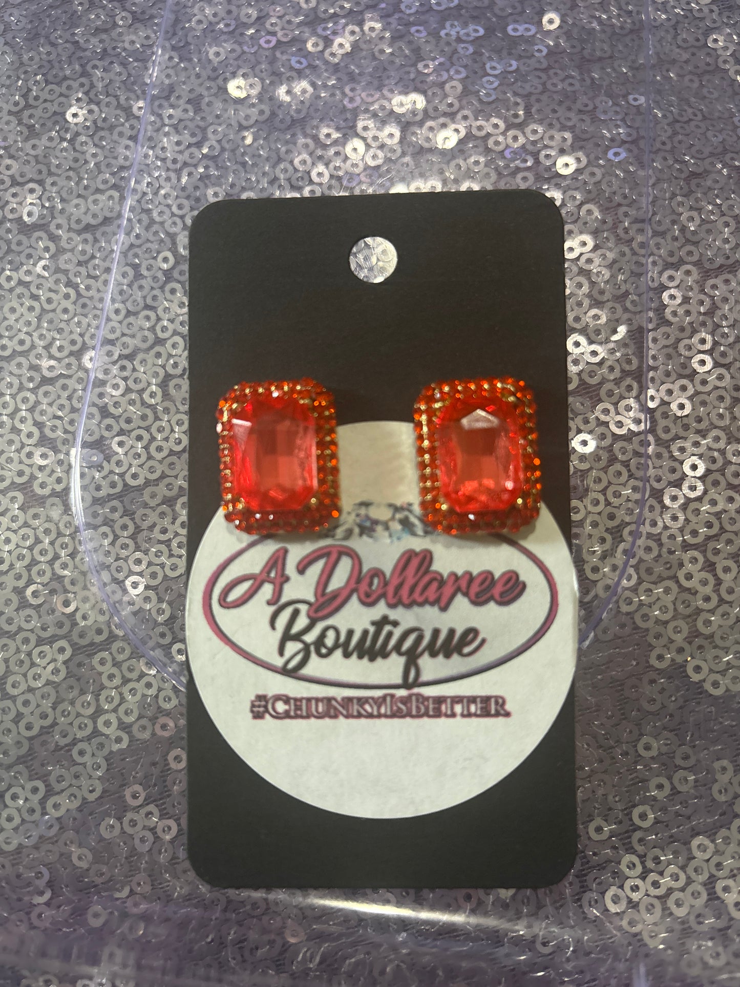 Sunset Ember Luxe Studs