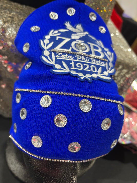 ZB rhinestone Beanie #1