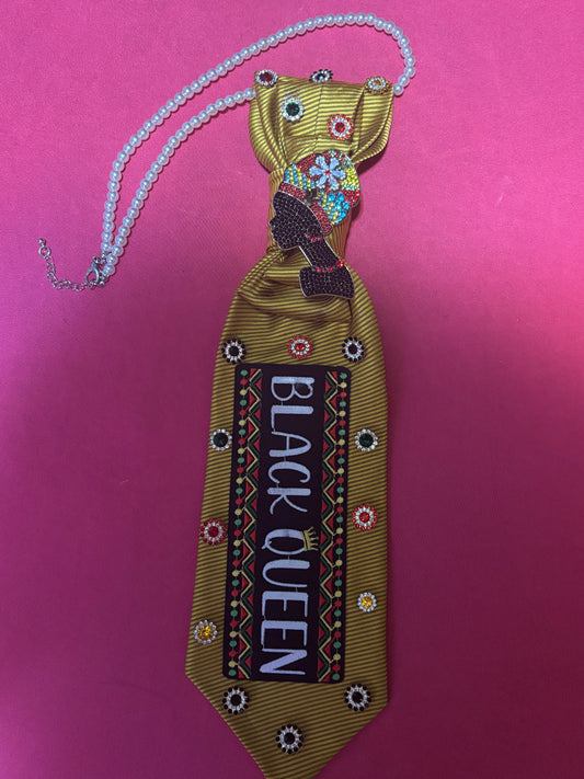 “Black Queen Royalty” Statement Tie