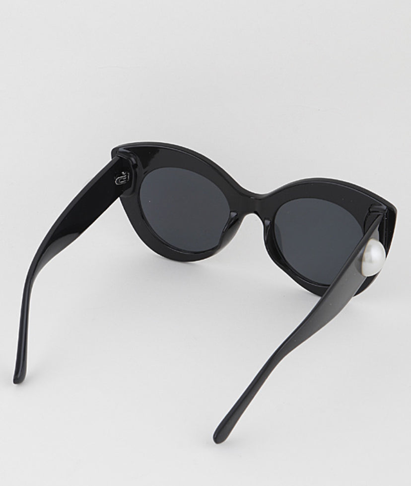 Pearled Cateye Sunglasses