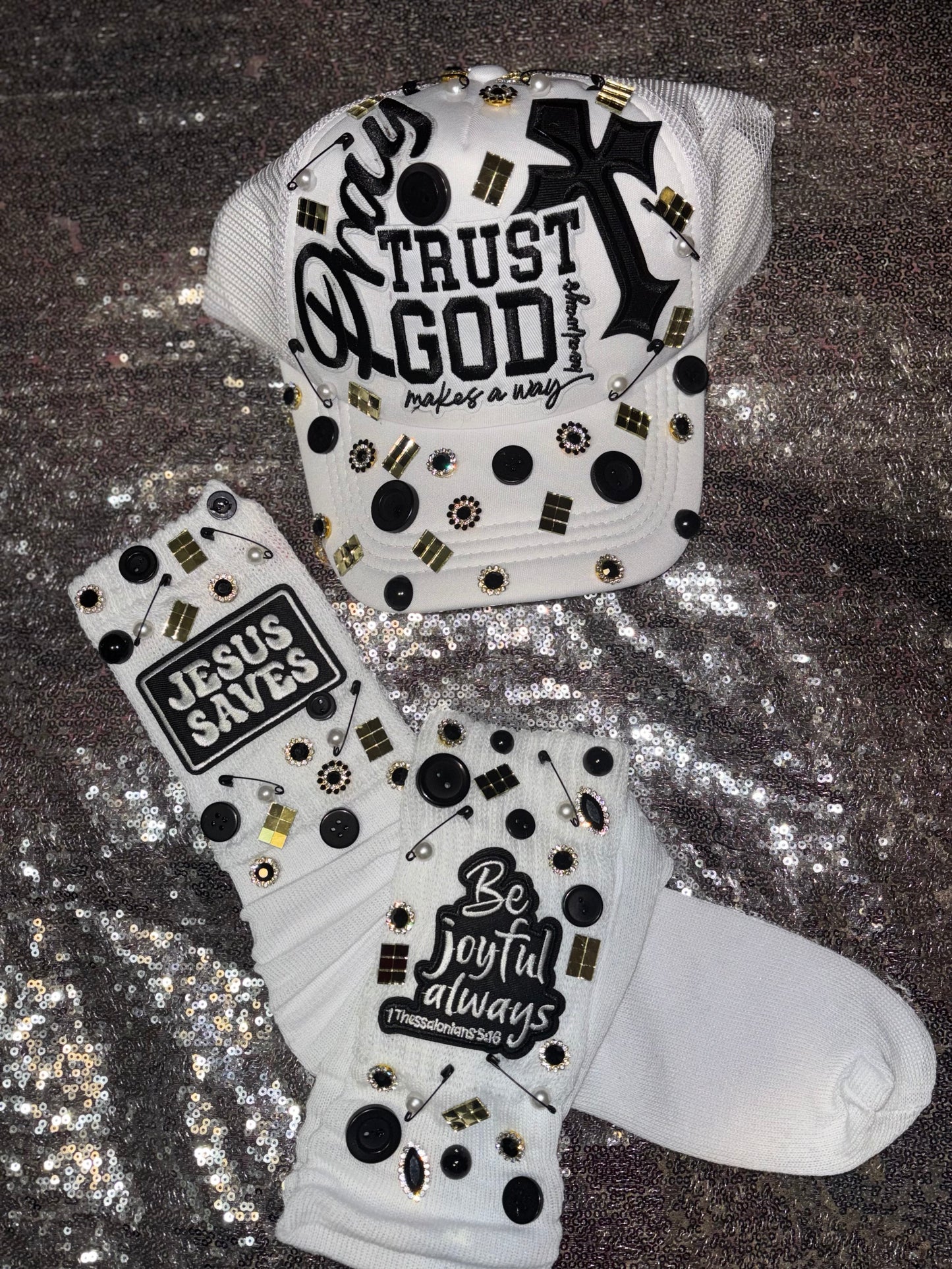 Trust God Bling Set