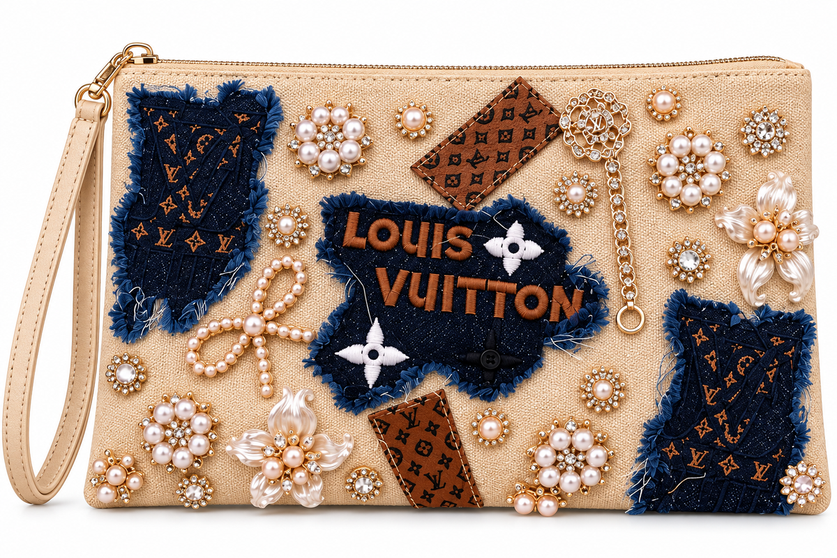 The Luxe Heritage Statement Wristlet