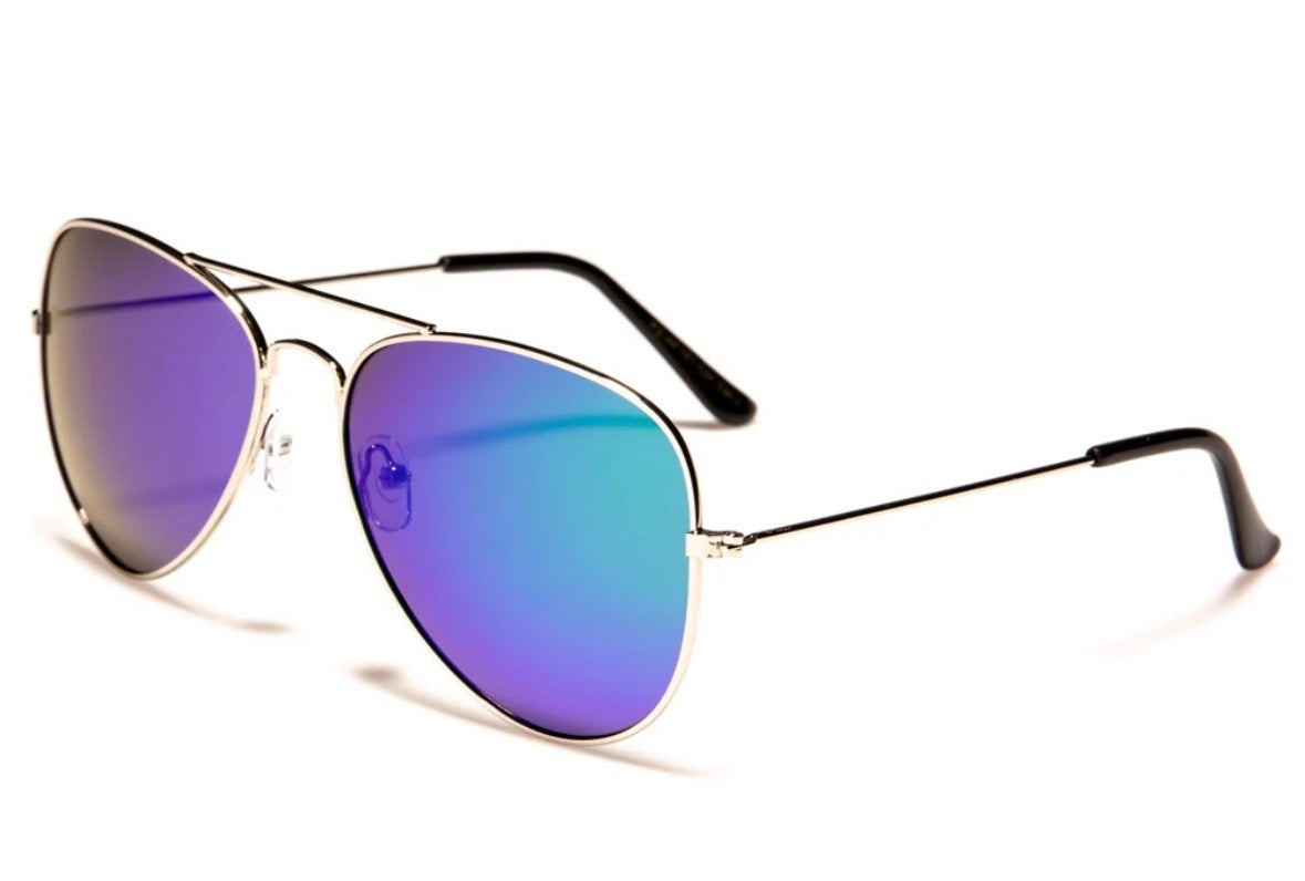 Amethyst Aura Aviator Sunglasses