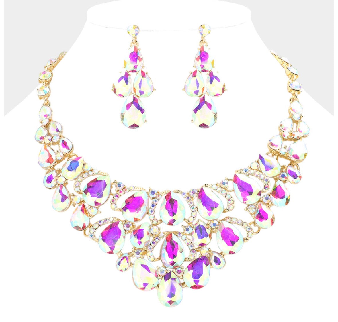 Prism Queen Statement Necklace Set