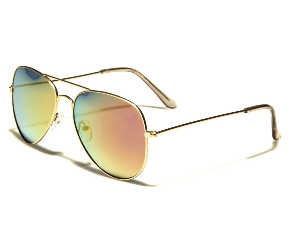Celestial Glow Aviator Sunglasses