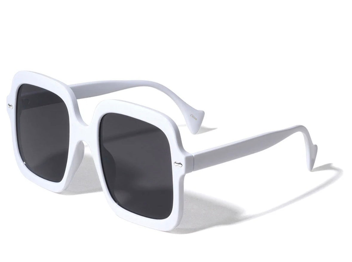 Arctic Chic Oversized Sunglasses