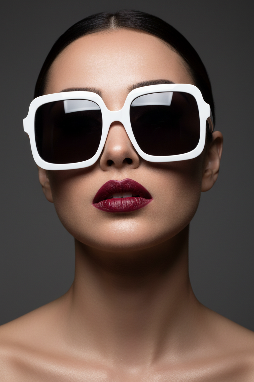 Arctic Chic Oversized Sunglasses