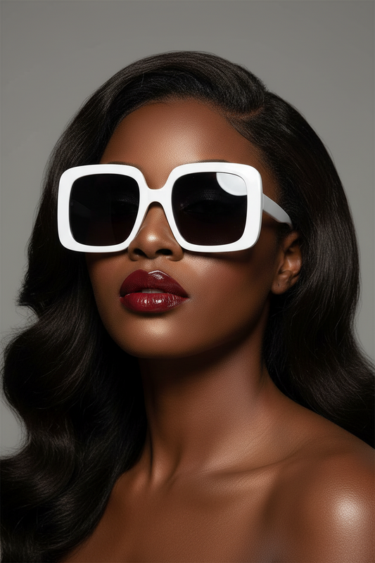 Arctic Chic Oversized Sunglasses