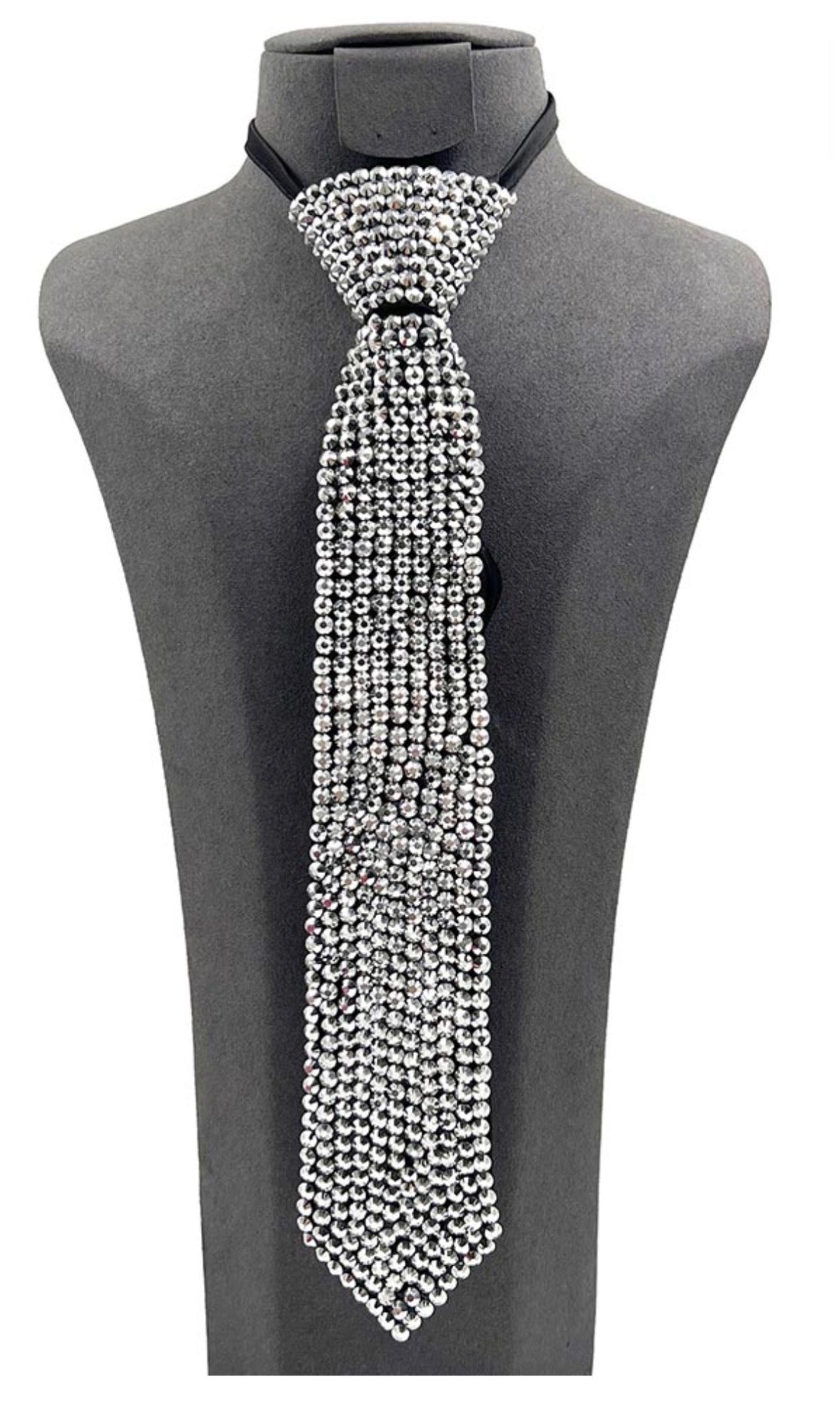 The Diamond Ice Statement Tie