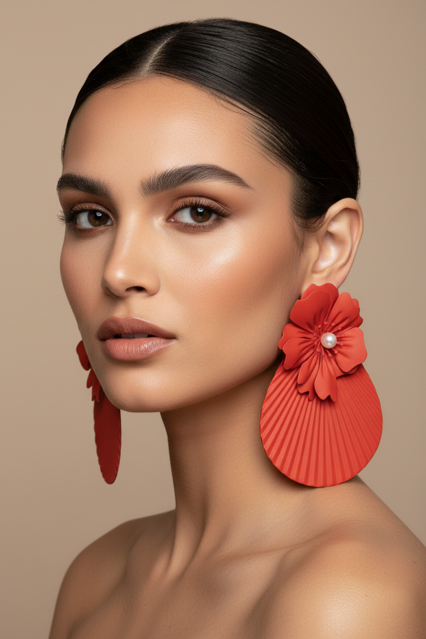Sunset Bloom Statement Drops
