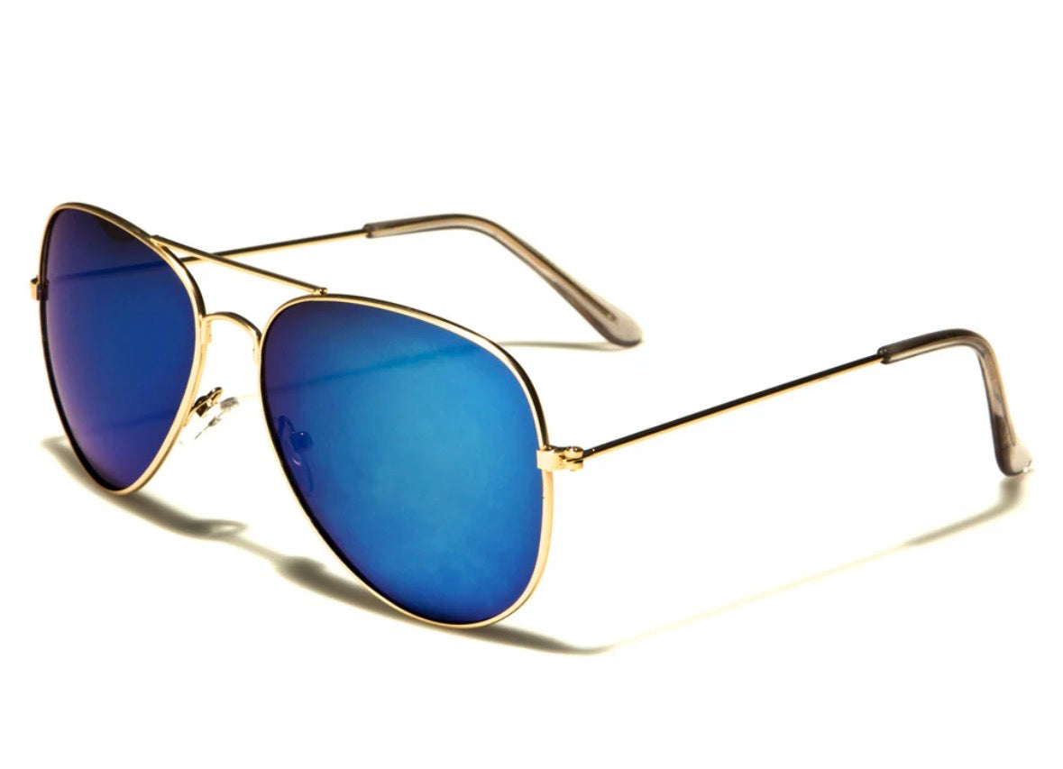 Sapphire Sky Aviator Sunglasses