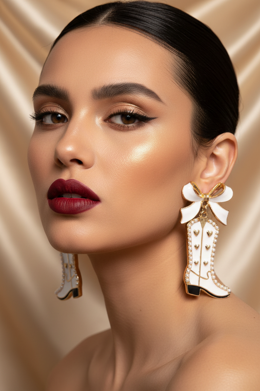 Southern Belle Luxe Boot Earrings