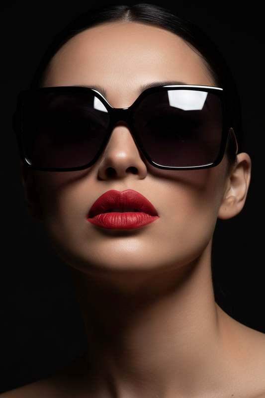 Midnight Muse Oversized Sunglasses