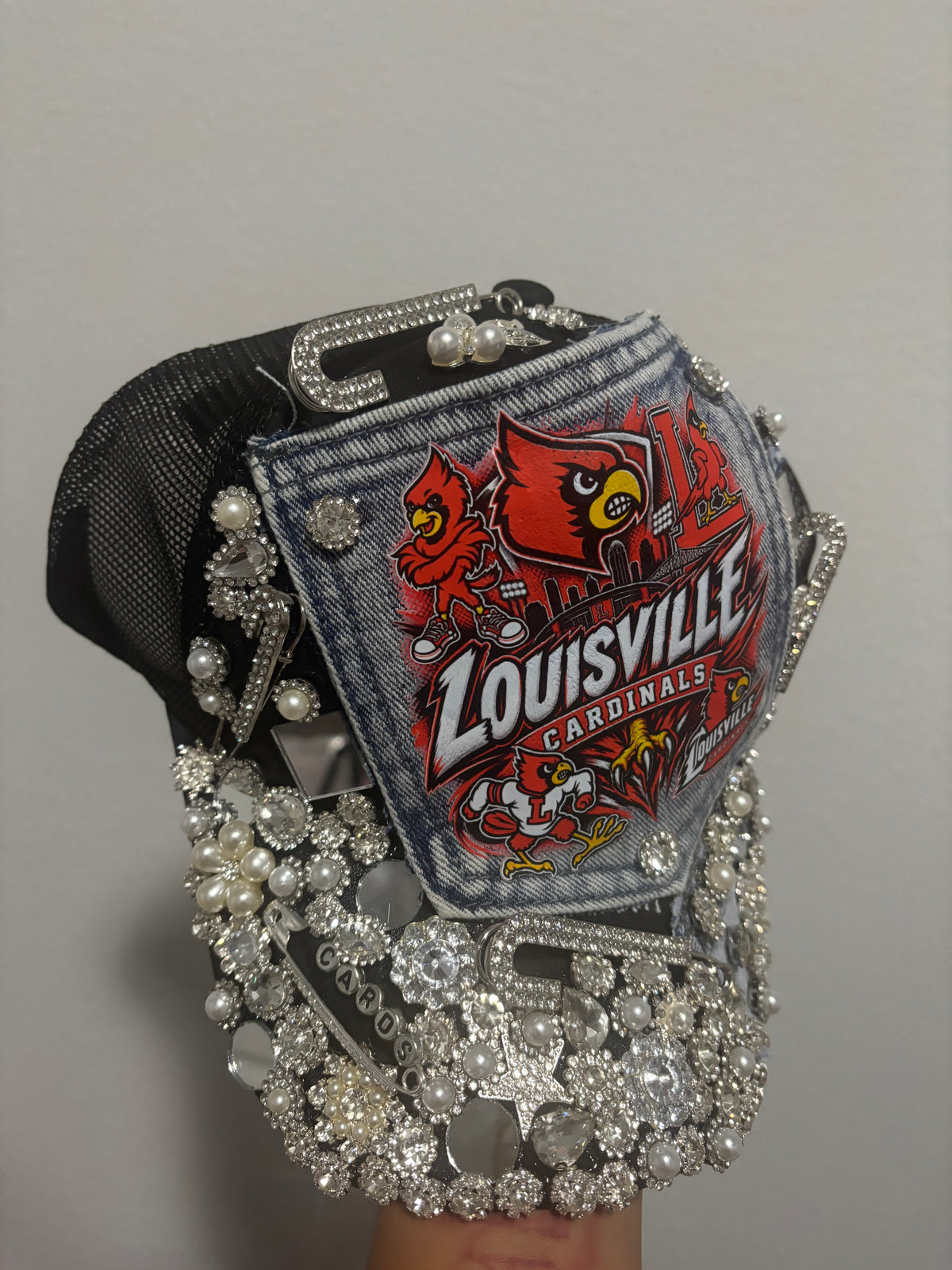 The Cardinal Crown Couture Trucker