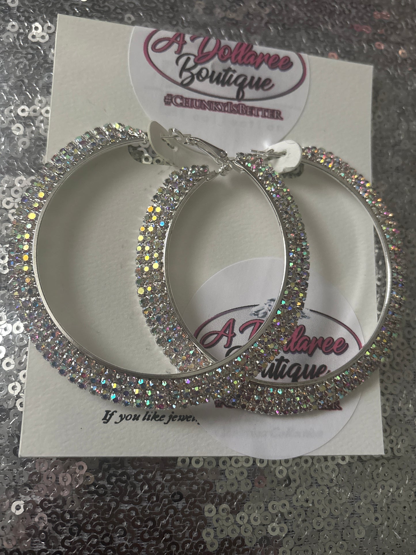 Aurora Ice Luxe Hoops