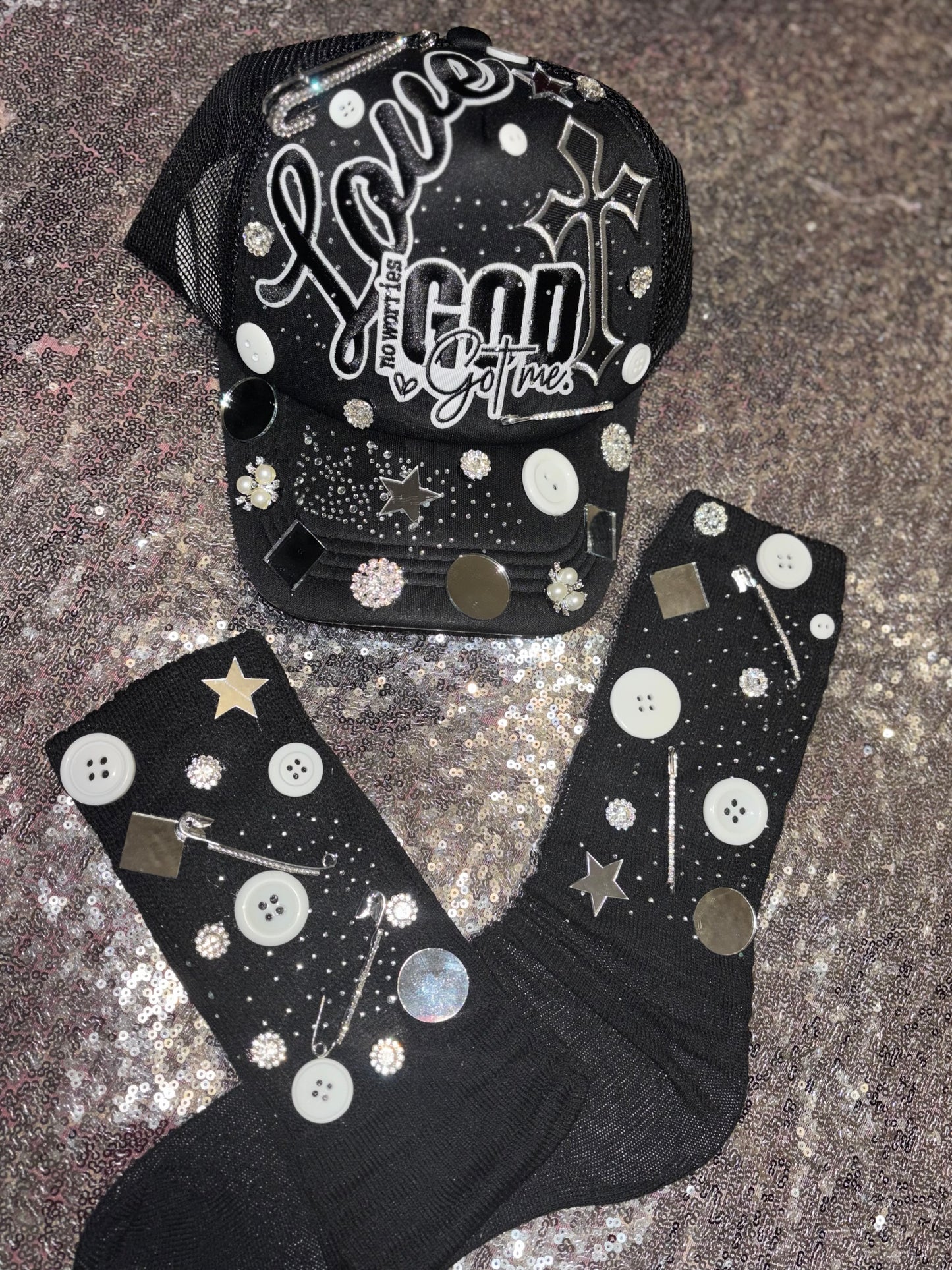 God Got Me Bling Set