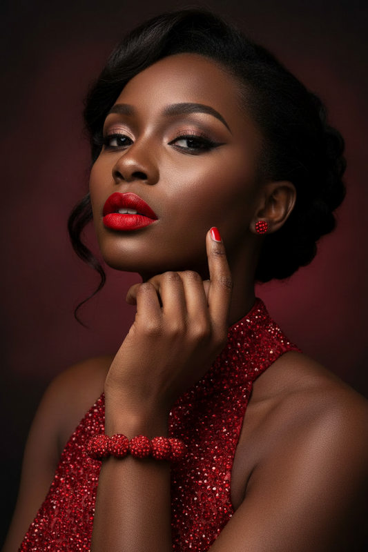 The Ruby Shine Stretch Bracelet