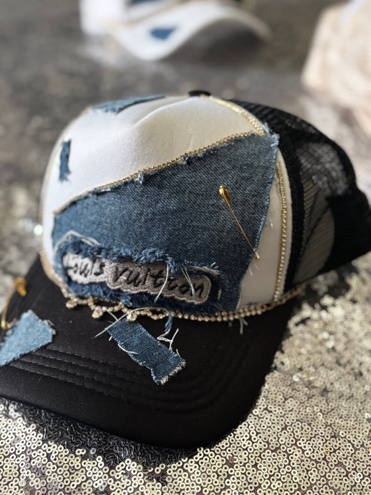 ✨ “Midnight Edge Trucker – Black Edition” ✨