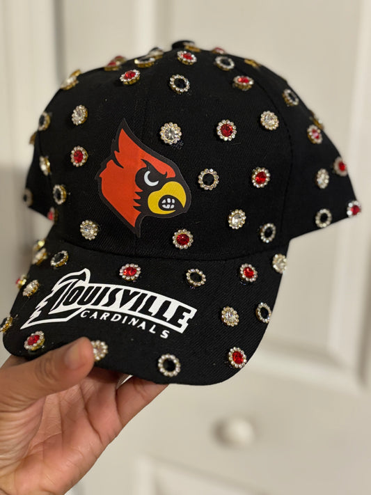 🔥 Cardinal Luxe Bling Cap