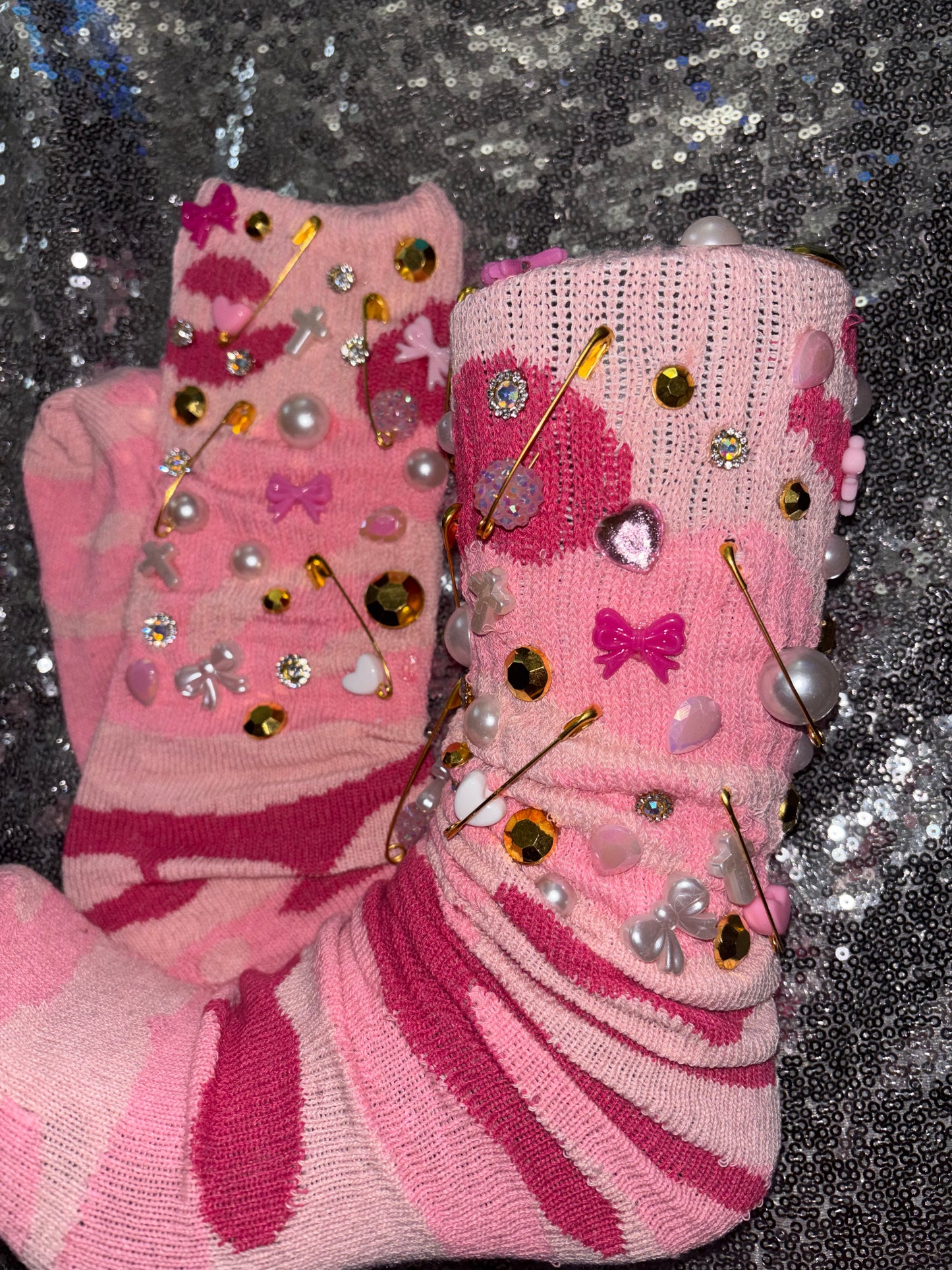 💗 Golden Grace Junk Socks – Limited Edition