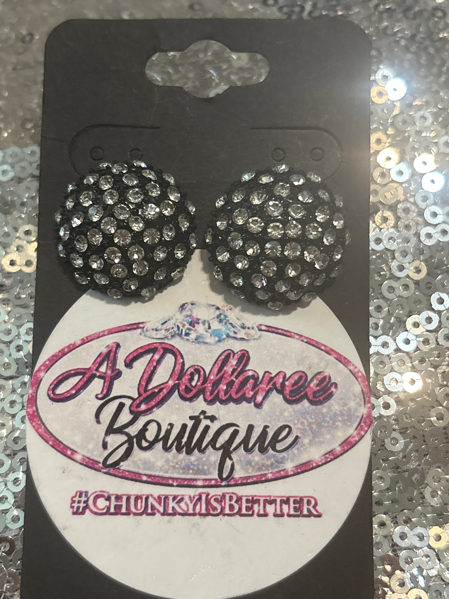 Midnight Glam Luxe Studs