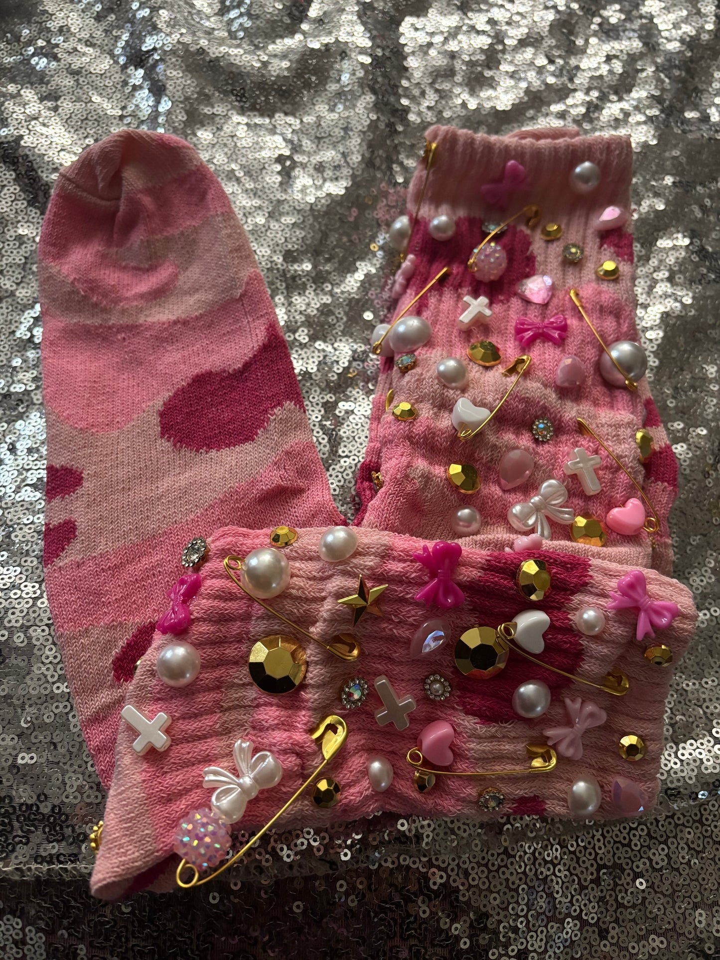 💗 Golden Grace Junk Socks – Limited Edition