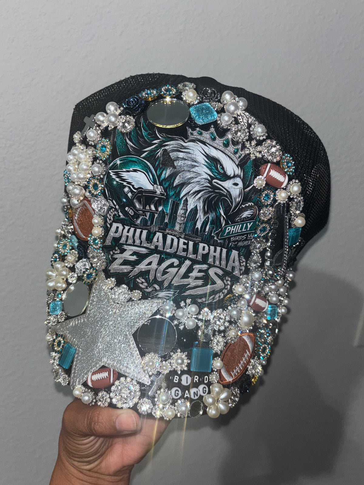 Bird Gang Glam — Philadelphia Eagles Statement Trucker Hat