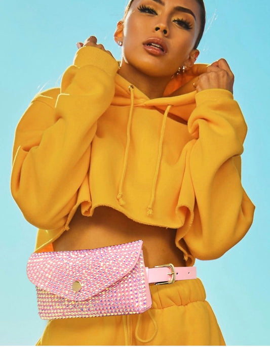 The Pink Stardust Belt Bag