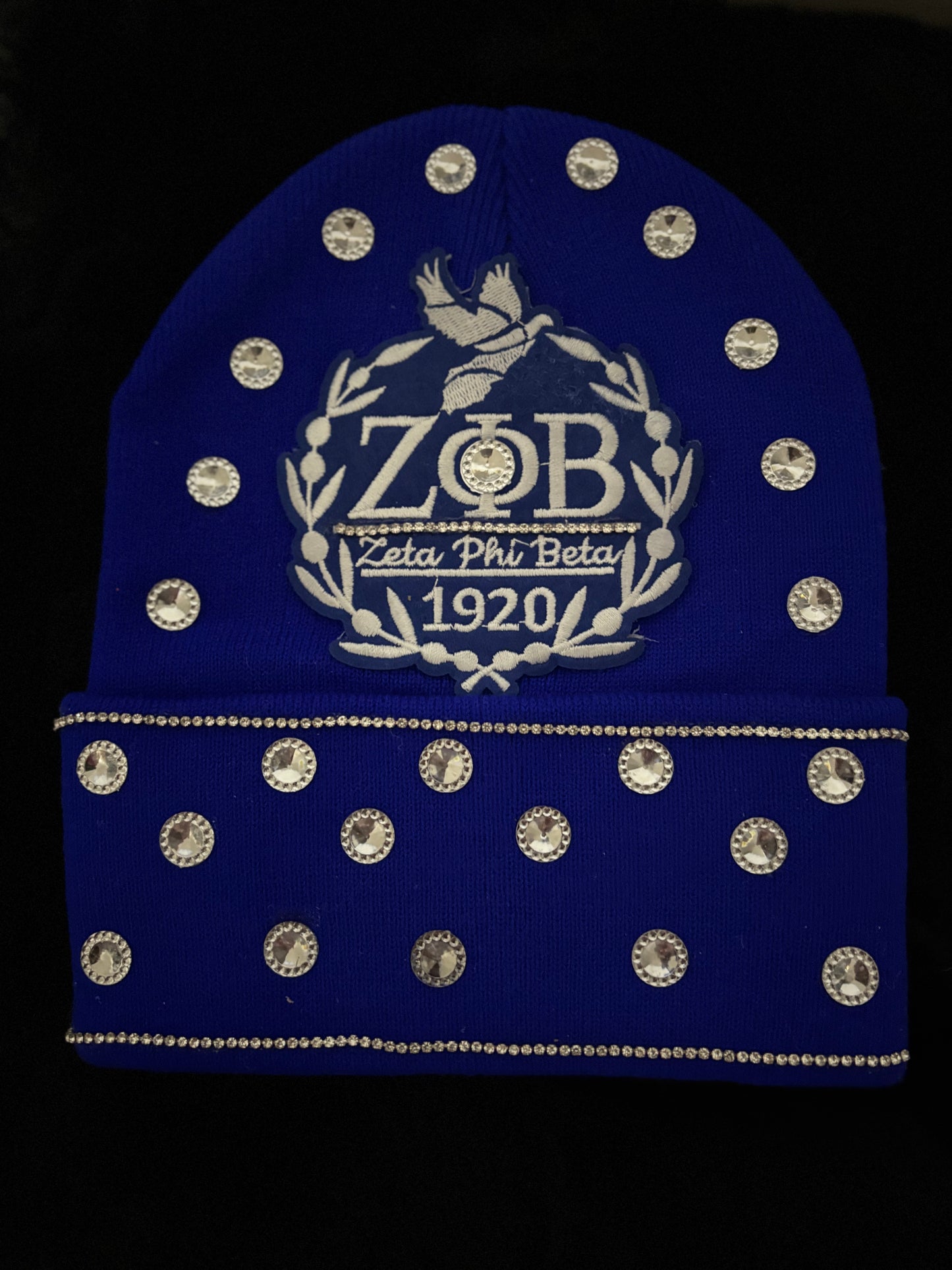 ZB rhinestone Beanie #1