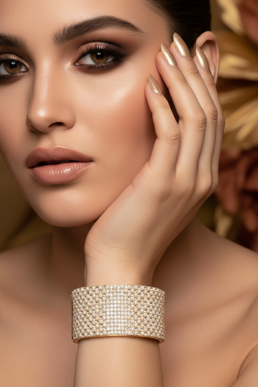 Adollaree Golden Royal Ice Cuff