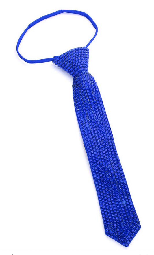 The Royal Sapphire Sparkle Tie (Blue)