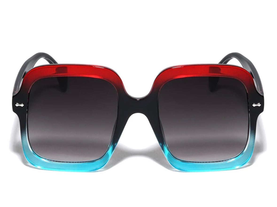 Miami Sunset Oversized Sunglasses