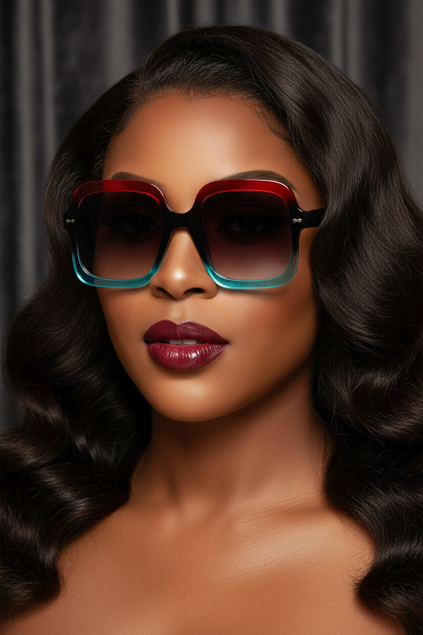 Miami Sunset Oversized Sunglasses