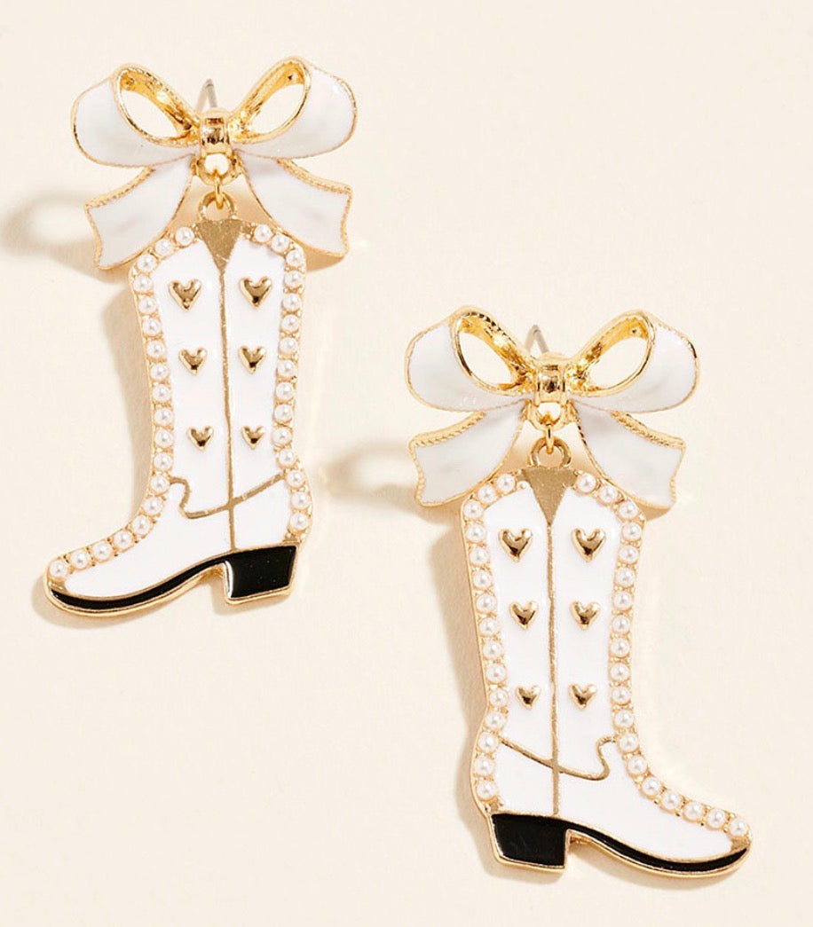 Southern Belle Luxe Boot Earrings