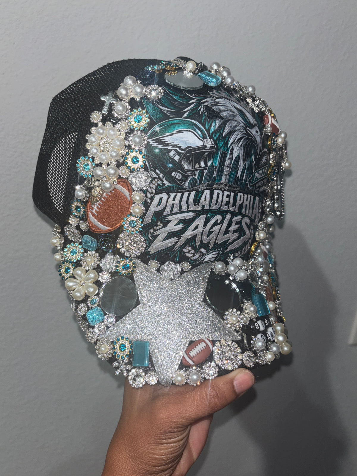 Bird Gang Glam — Philadelphia Eagles Statement Trucker Hat