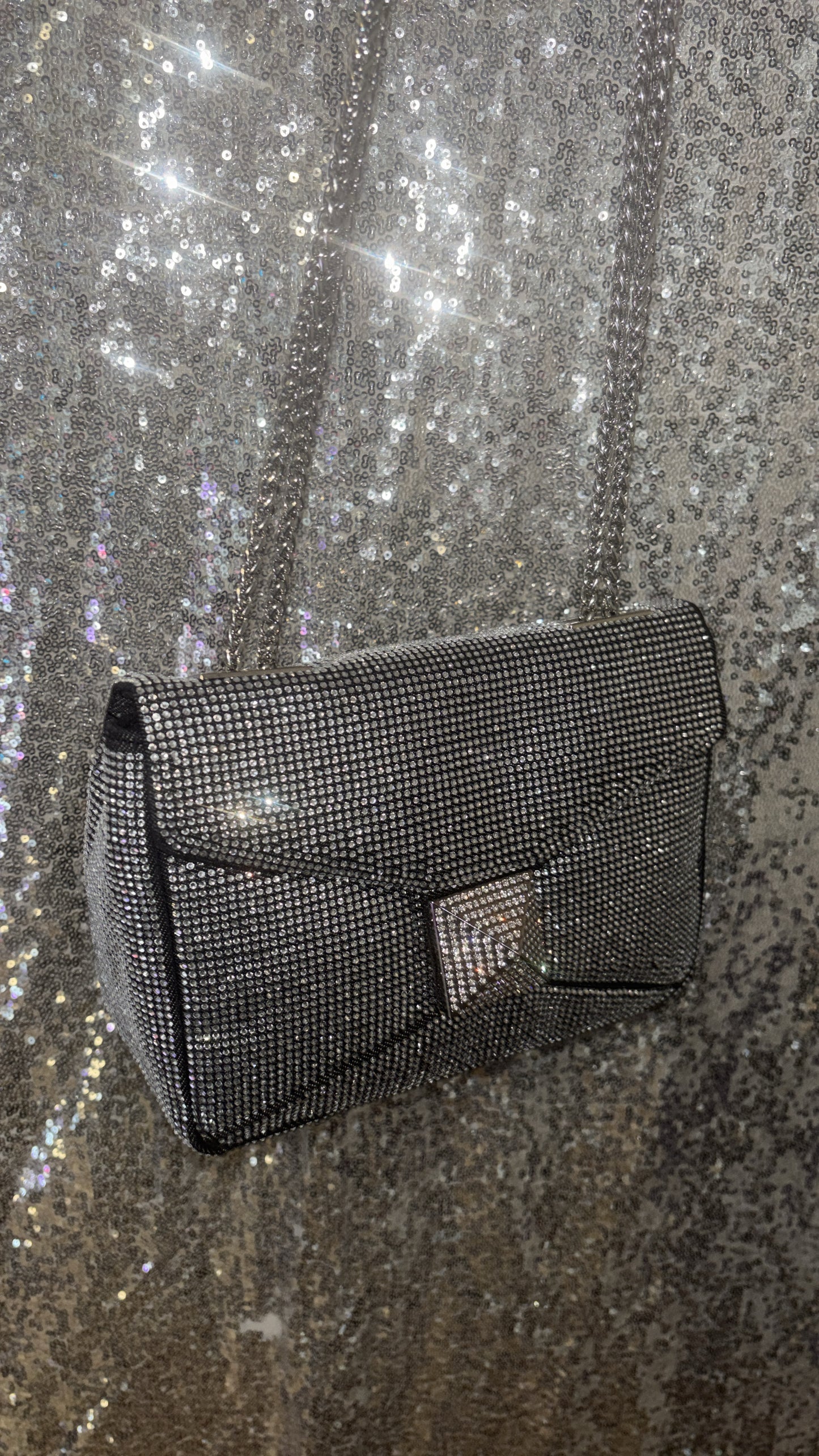 ✨ The Midnight Majesty Rhinestone Purse