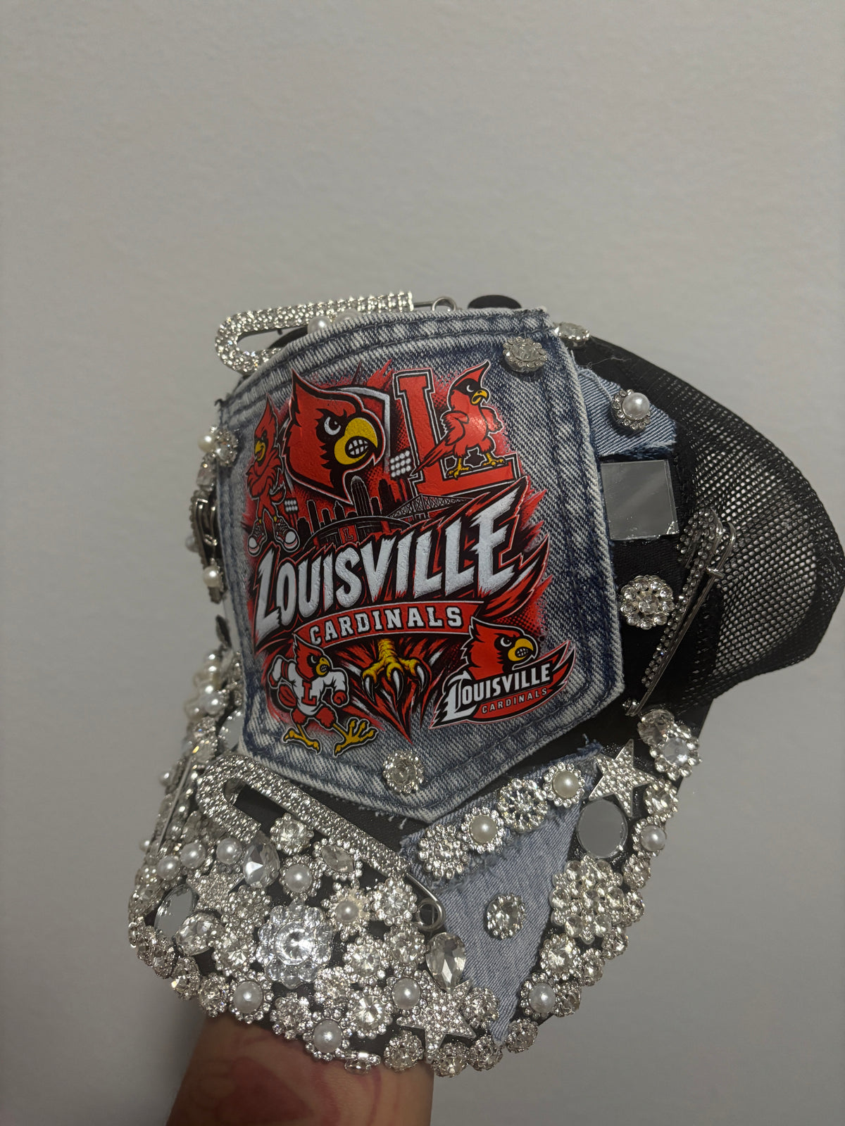 The Cardinal Crown Couture Trucker
