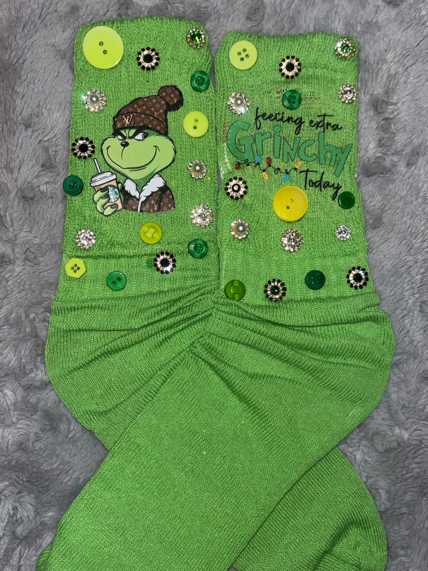 KickFlair™ “Lime Luxe Mischief” Junk Socks