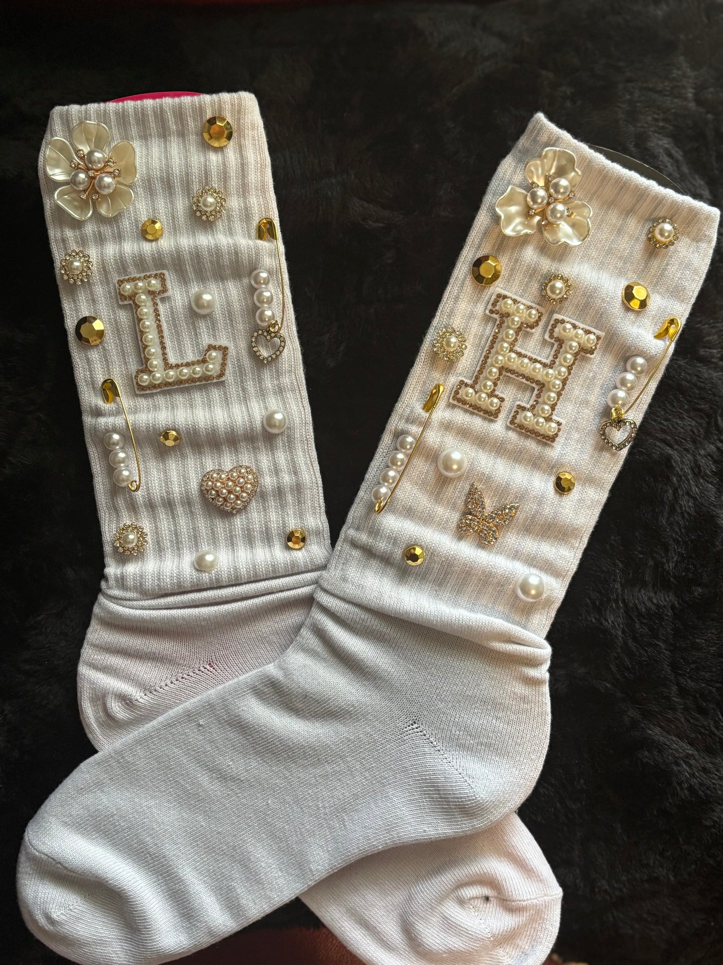 ✨ Custom Kick Flair Junk Socks – Personalized Initial Edition ✨