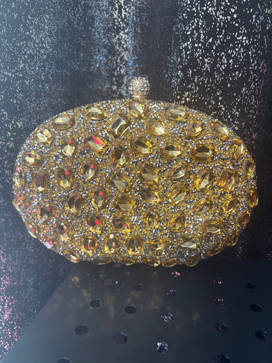 The Golden Empress Jewel Clutch