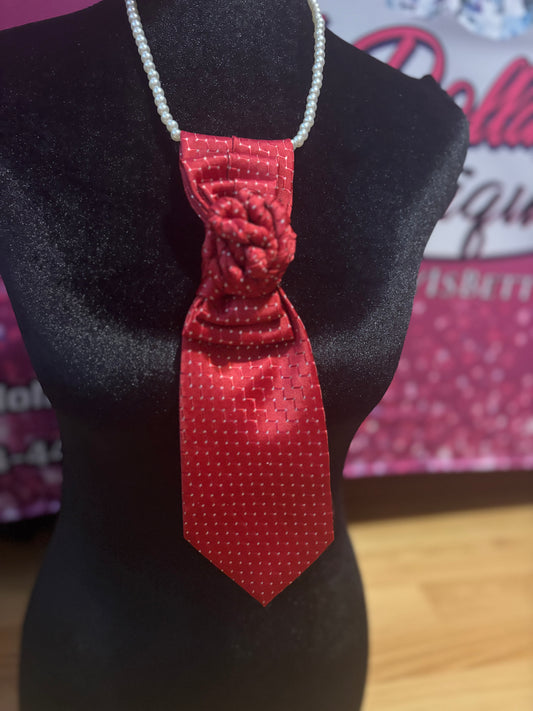 Ruby Rose Luxe Tie Necklace
